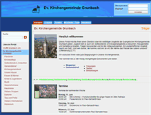 Tablet Screenshot of grunbach.de